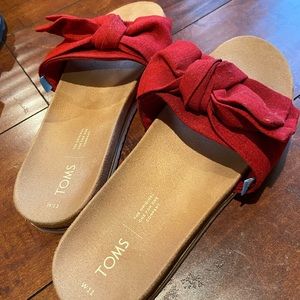 Toms sandals, size 11